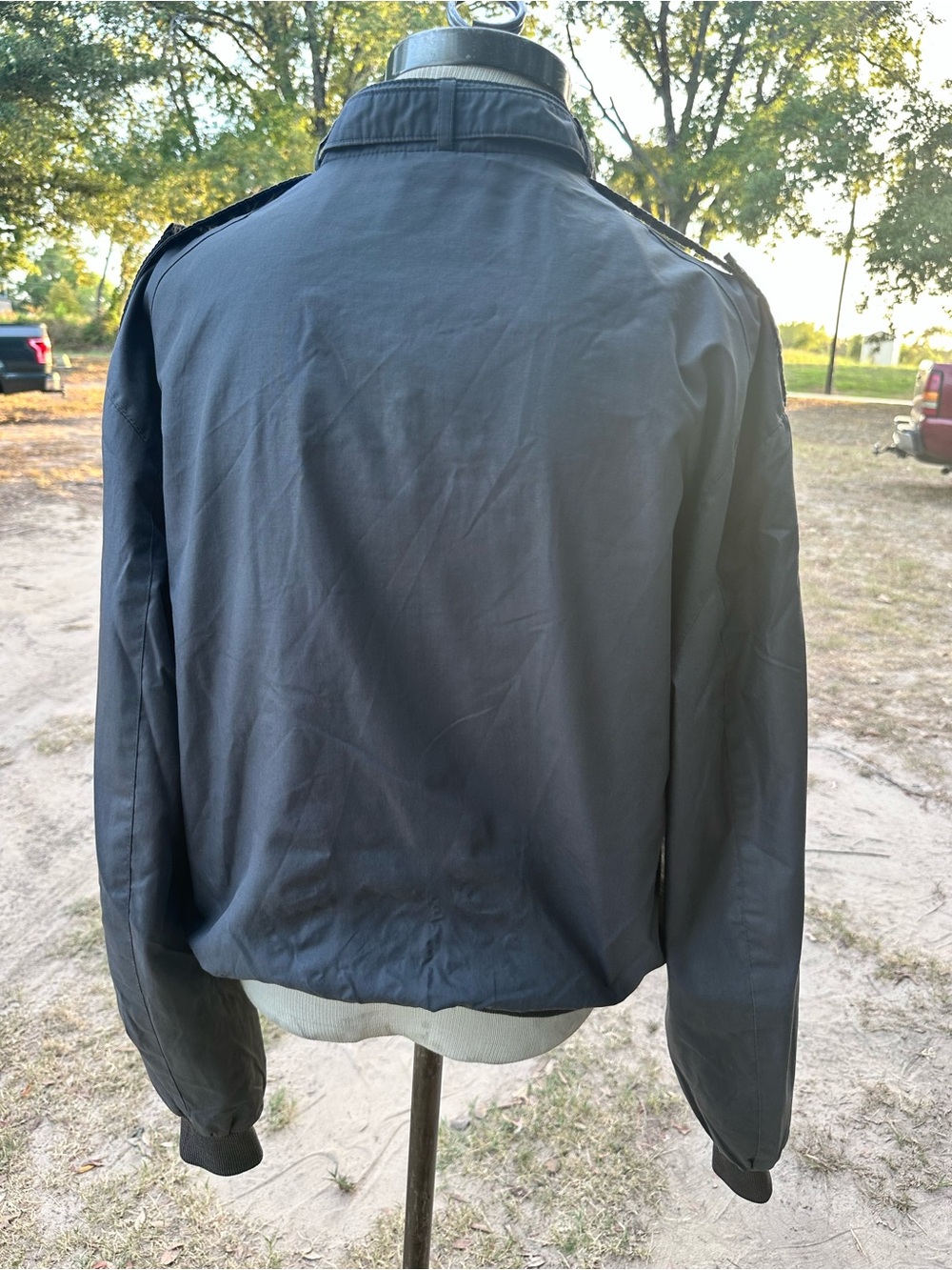 Vintage Members Only Gray Racer Jacket - Picture 4 of 5